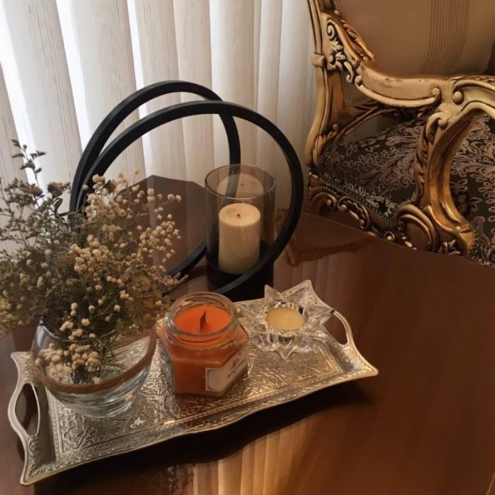 جاشمعی رومیزی حلقه